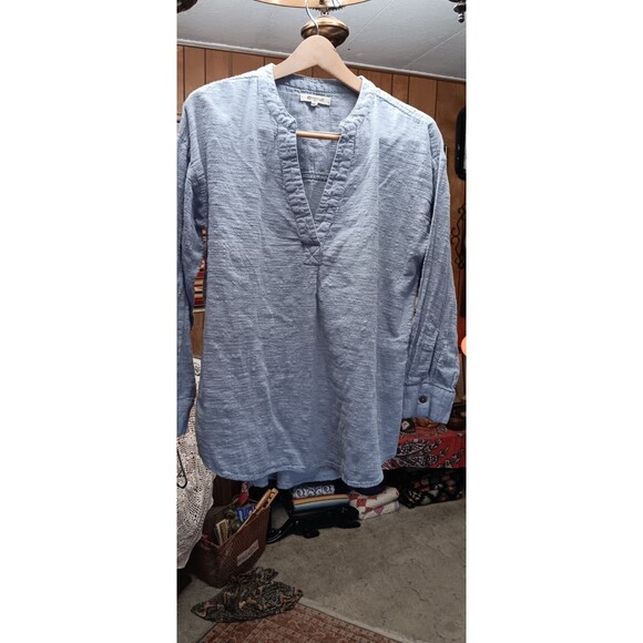 Ripcurl size M cotton gauze long sleeve casual beach top pullover - Picture 1 of 3